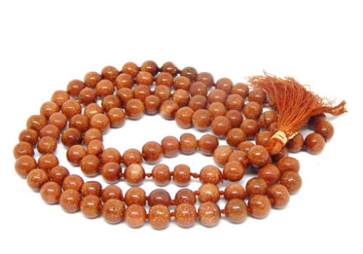 gold stone mala