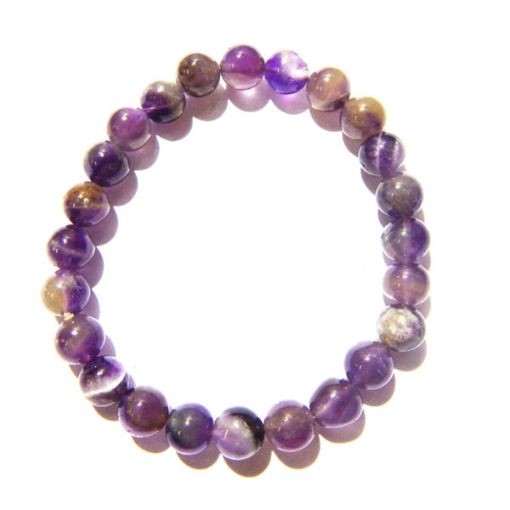  Amethyst Dark Gemstone Bracelet 