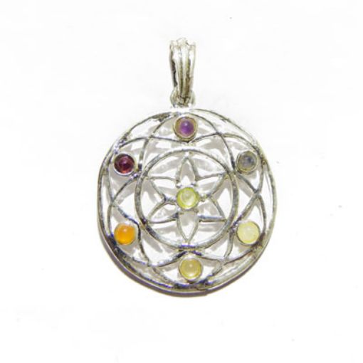 Brass Chakra Pendant