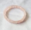 Rose Quartz Pyramid Bracelet