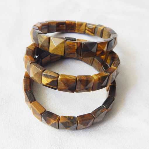 Tigereye Pyramid Bracelet